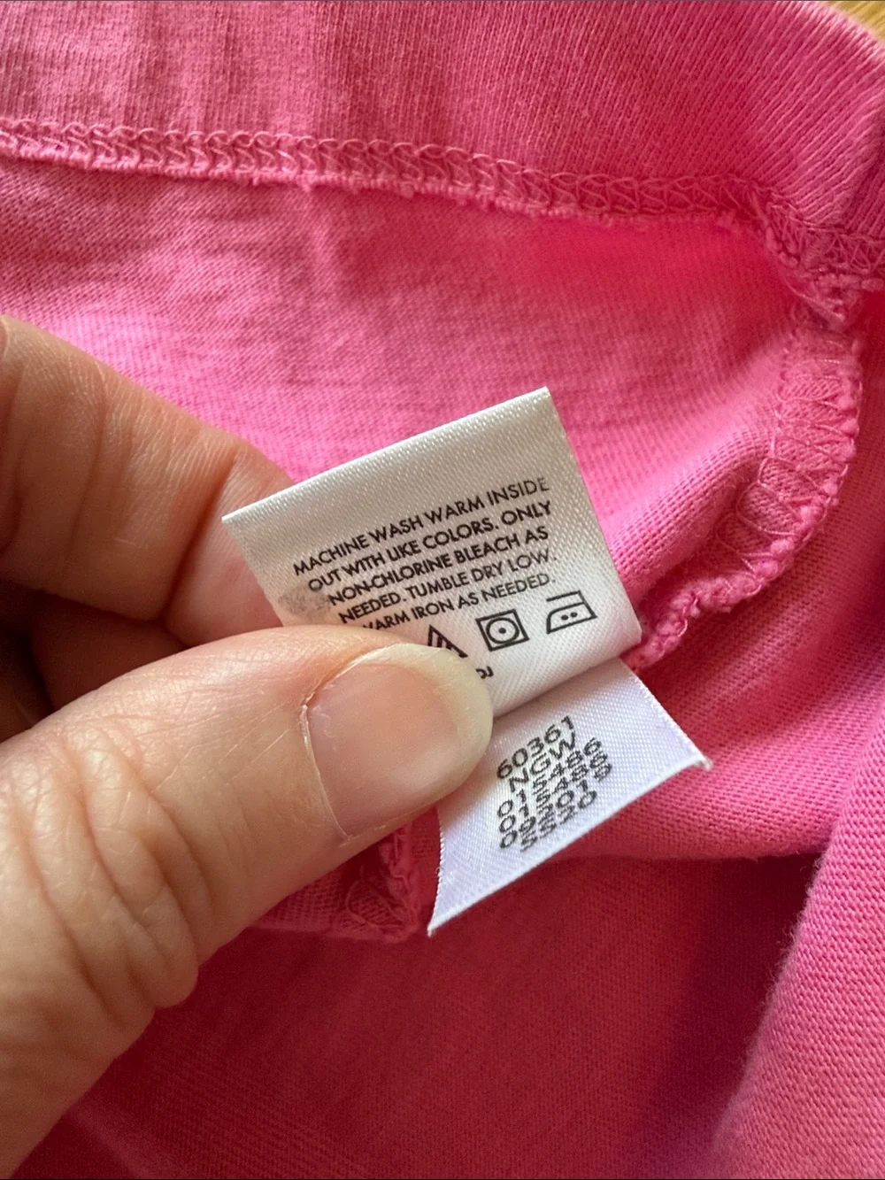 Hanna Andersson Pink Ruffle Neck Dress